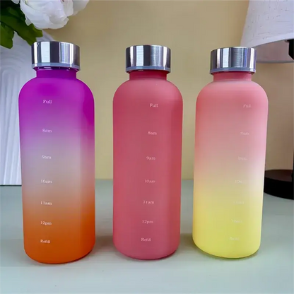 
Gourde Enfant Graduée 500ml, gourde motivation scolaire, bouteille enfant réutilisable, paille | La Gourde®