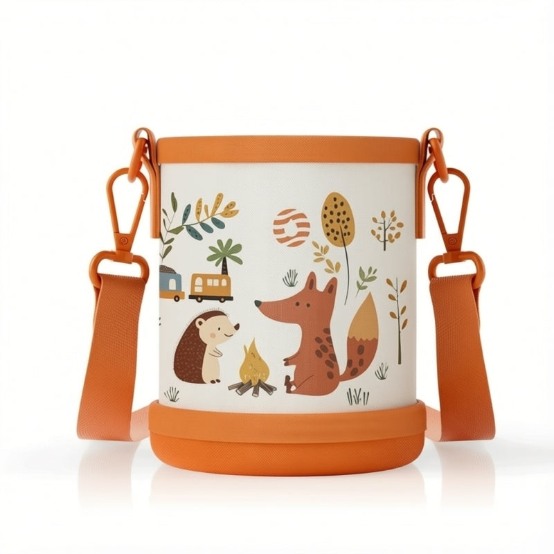 Bouteille isotherme Renard 400 ml légère et pratique pour les enfants.