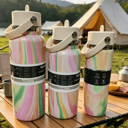 Gourde Hydro Flask Avec Paille 32 oz bouteille 946 ml réutilisable