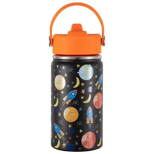 Gourde Inox Enfant Avec Paille 12oz en inox 350 ml avec isolation thermique.
