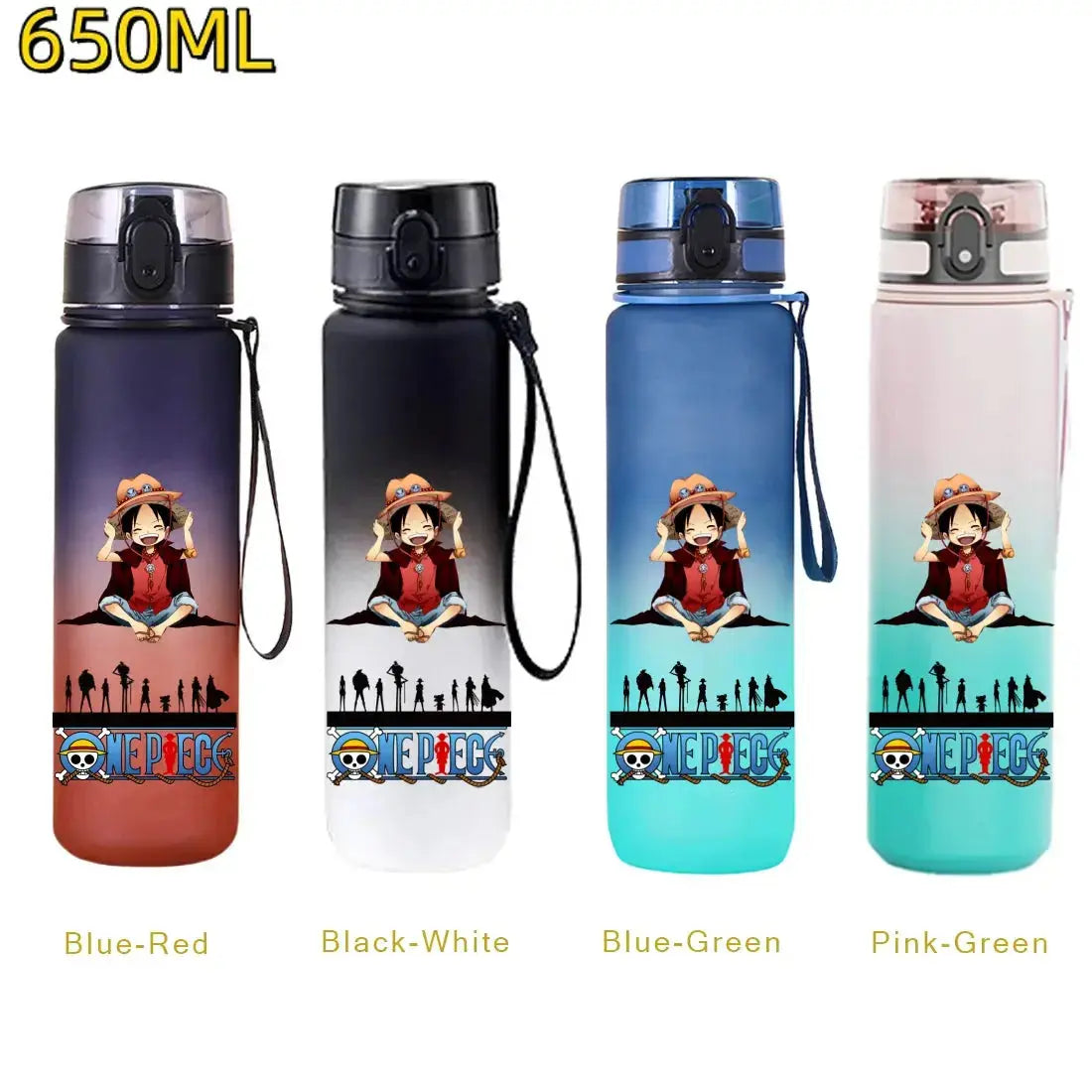 
Gourde Luffy One Piece 650 ml, bouteille manga originale pour accompagner les activités quotidiennes
