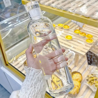 Gourde Marqueur De Temps Transparent 700ml