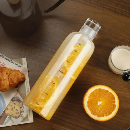 Gourde Marqueur De Temps Transparent 700ml pour une hydratation optimale au quotidien | La Gourde