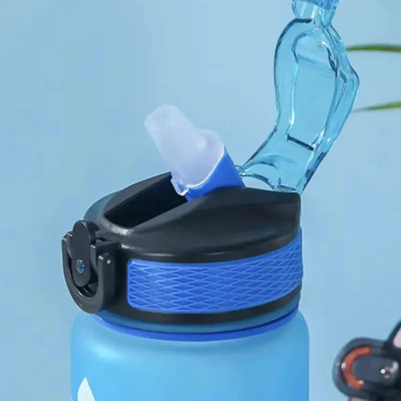 
Gourde Motivation Graduée 1L avec Paille pour Routine d’Hydratation