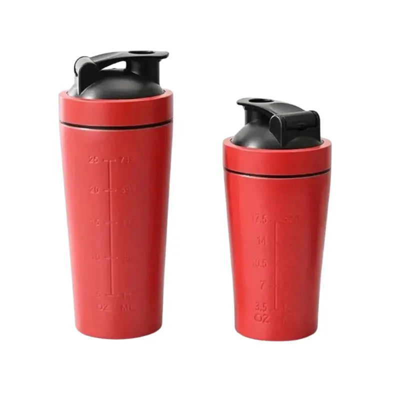 Gourde Motivation Inox 750 ML – Shaker Protéine Inox avec échelle graduée pour préparer vos shakes protéinés