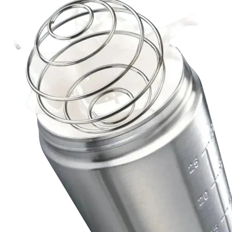 Gourde Motivation Inox 750 ML – Shaker Protéine Inox avec graduation pour mesurer les ingrédients des shakes