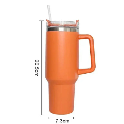
Gourde Mug Thermos Cup 40 oz avec paille réutilisable