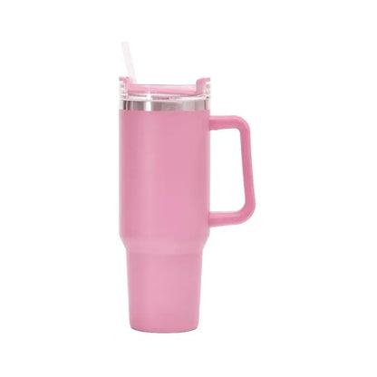 
Gourde Mug Thermos Cup 40 oz isotherme double paroi inox rose