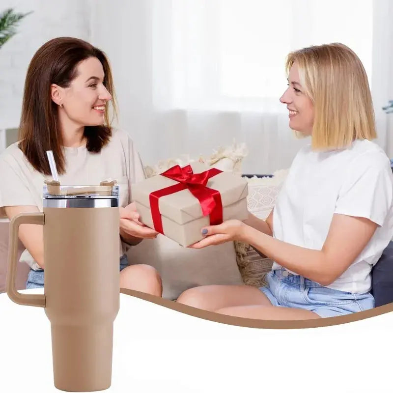Gourde Mug Thermos Cup 40 oz gourde tendance rose pastel