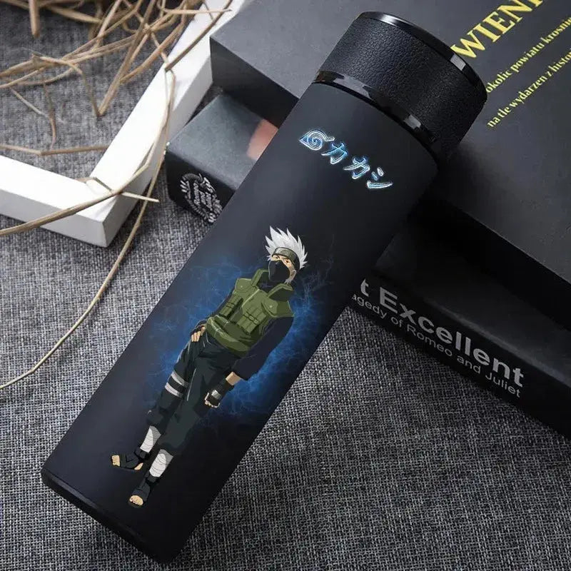 Gourde Naruto Uzumaki Mode Ermite, bouteille isotherme 500ML, design anime noir mat | La Gourde®
