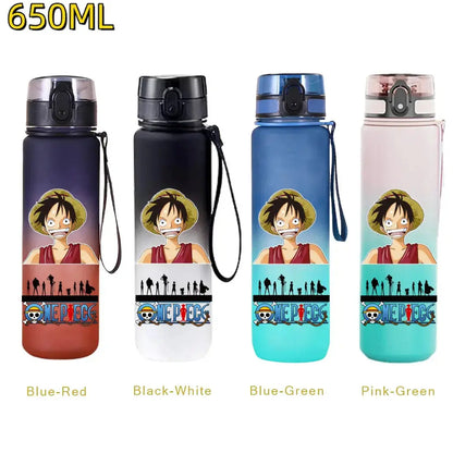 Gourde One Piece Luffy 650ML, bouteille d’eau manga pour petits et grands fans