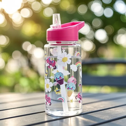 Gourde réutilisable enfant rouge 500ml conçue pour remplacer les bouteilles jetables, solution durable et écologique favorisant une hydratation responsable au quotidien.| La Gourde