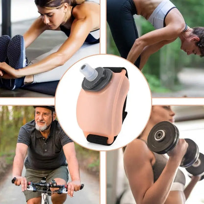 Gourde Sport À Main 200ML, bouteille d'hydratation sportive, gourde poignet réglable, sans BPA, réutilisable, idéale pour course à pied | La Gourde®