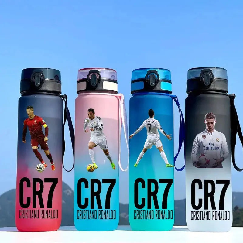 Gourde Sport Football Cristiano Ronaldo (CR7), bouteille d'eau sportive, gourde football, camping | La Gourde®