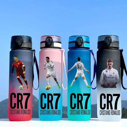 Gourde Sport Football Cristiano Ronaldo (CR7), bouteille d'eau sportive, gourde football, camping | La Gourde®