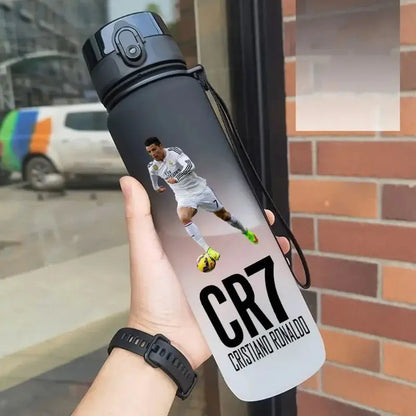 Gourde Sport Football Cristiano Ronaldo (CR7), gourde sportive enfant, gourde école, plastique alimentaire | La Gourde®