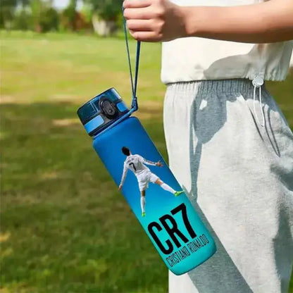 Gourde Sport Football Star Cristiano Ronaldo CR7, Gourde Football, bouteille d'eau anti-fuite, entraînement | La Gourde®