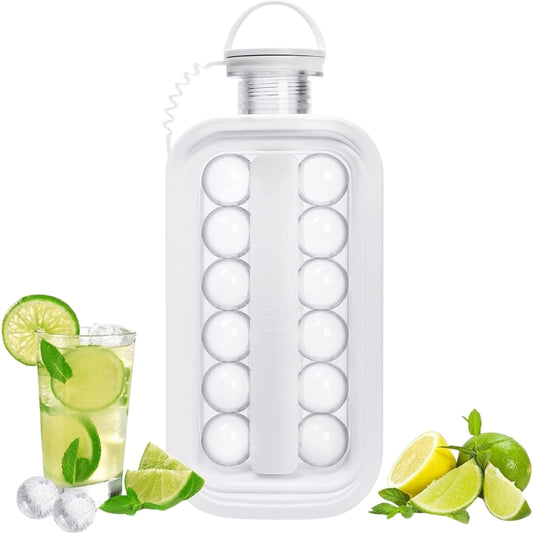 Gourde Sport Glaçons 2 en 1 avec bouchon antifuite