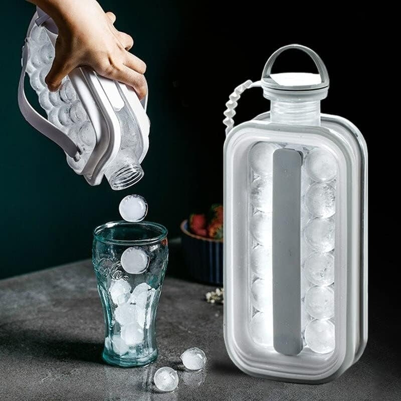 Gourde Sport Glaçons 2 en 1 - Pour Glaçons 