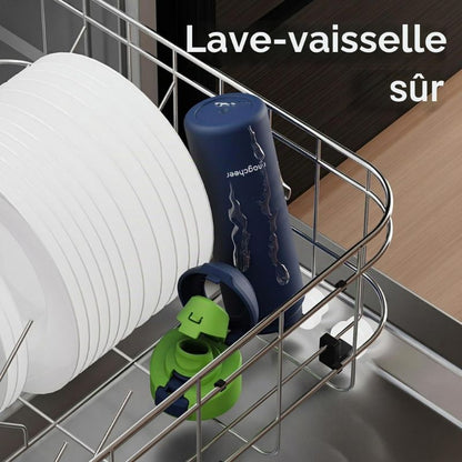 Gourde Sport Magnétique 950 ml (Bleu), passage au lave vaisselle