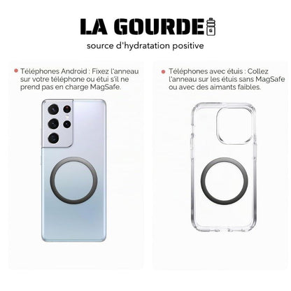 Gourde Sport Magnétique 950 ml (Bleu) - Guide d'utilisation