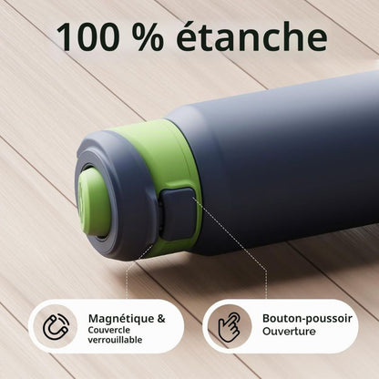 Gourde Sport Magnétique 950 ml (Bleu) -  Antifuite