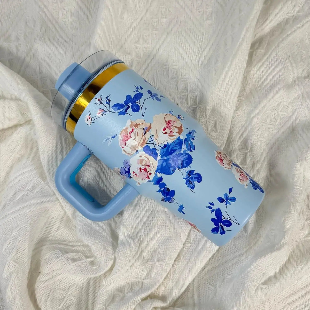 Gourde Thermos Mug Fleurs 14 oz