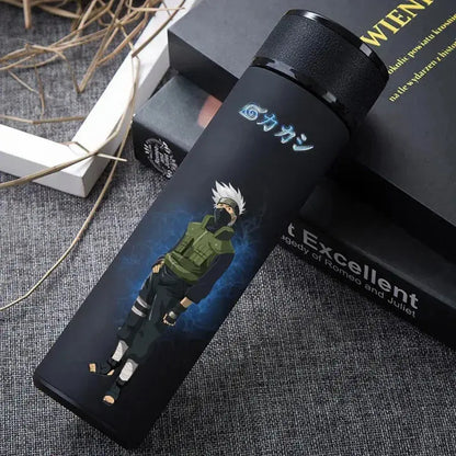 Gourde Thermos Naruto, bouteille isotherme anime à double paroi, gourde étanche réutilisable pour école, bureau et voiture