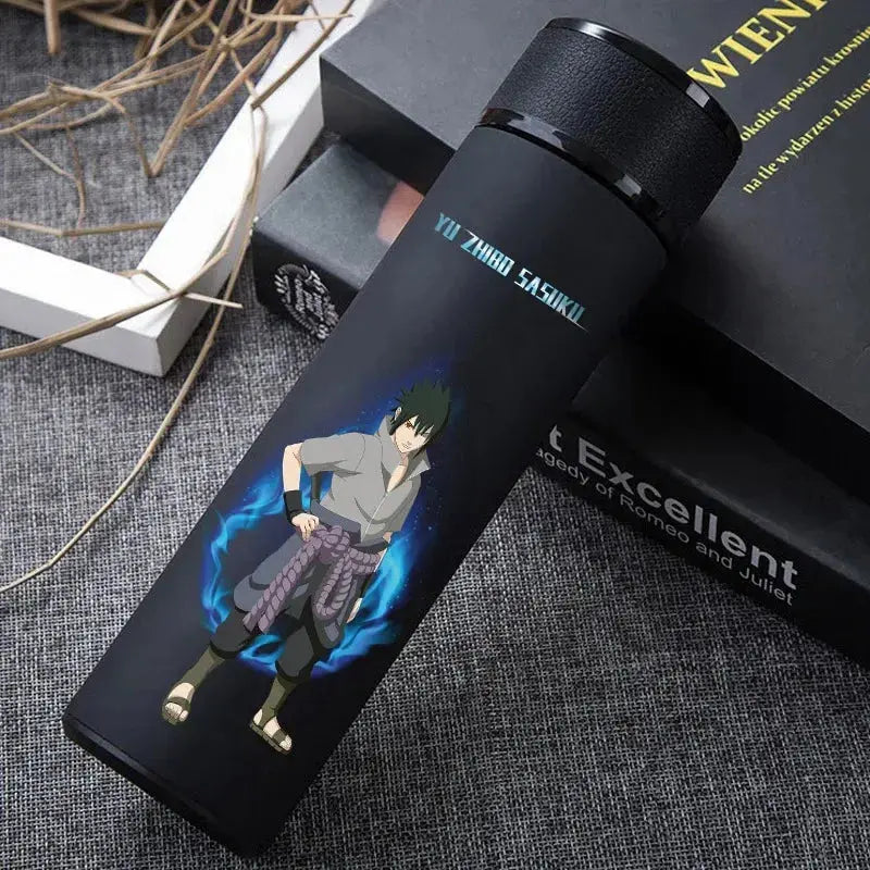 
Gourde Thermos Naruto, gourde isotherme Naruto avec couvercle hermétique, bouteille réutilisable pour café, thé, eau et jus