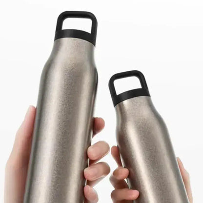 Gourde Titane Avec Poignée 450 ml bouteille d'eau titane