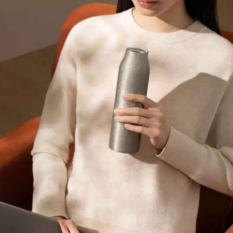 
Gourde Titane Avec Poignée 450 ml pour boissons froides