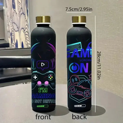Gourde d'Eau Gaming – bouteille d'eau portable pour école et loisirs