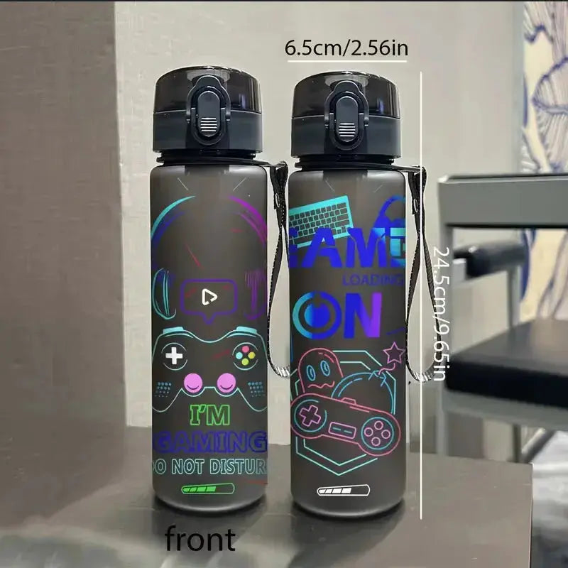 Gourde d'Eau Gaming – bouteille portable idéale pour les gamers
