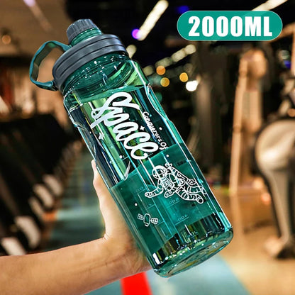 Détail du bouchon sécurisé de la gourde sport anti-fuite grande capacité, conçu pour éviter les fuites et transporter facilement ses boissons lors des déplacements. | La Gourde
