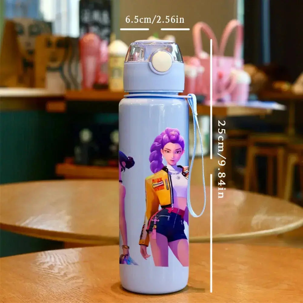 
Gourde d'Eau KPop Demon Hunters 700 ml – gourde sans BPA pour enfant

