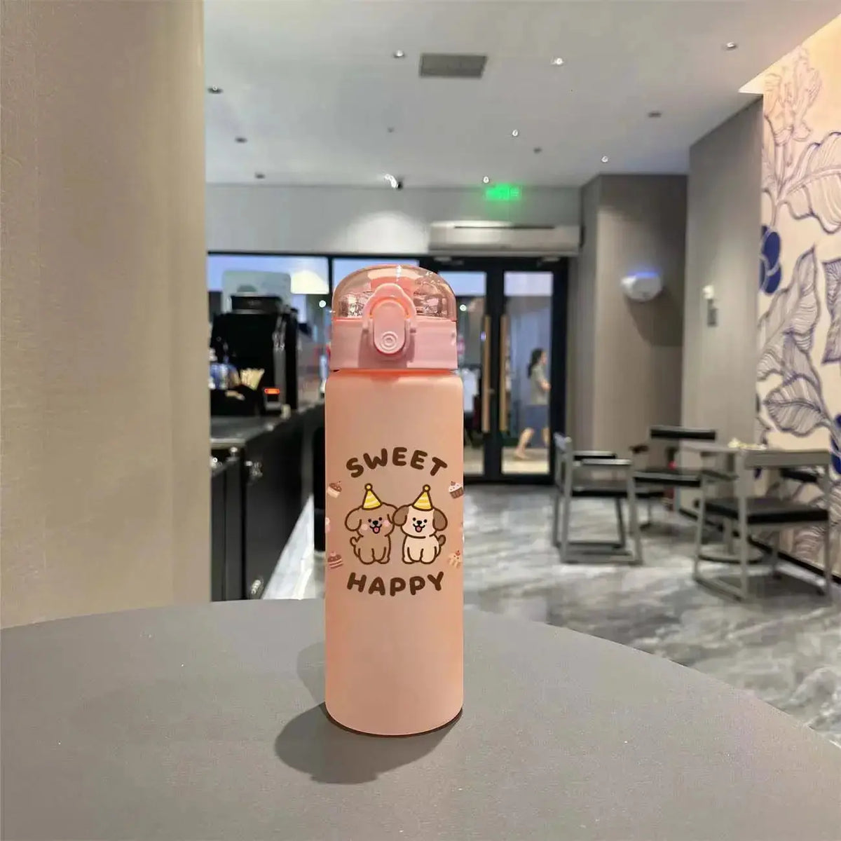 
Gourde d'Eau Kawaii 780ml – gourde kawaii enfant avec sangle de transport