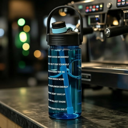 Gourde sport avec paille intégrée 1,5 litre, permettant de boire facilement pendant le sport ou le travail. | La Gourde
