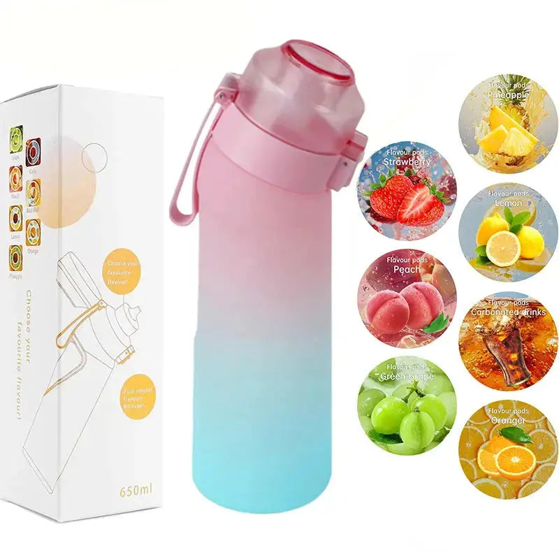 Gourde d'Eau Odeur Fruit 650ML, bouteille avec capsules, hydratation | La Gourde®