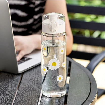 Gourde élégante 780 ml avec motif floral pour femme et adolescente