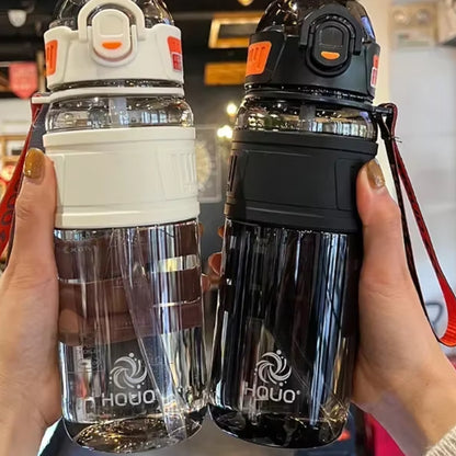 Bouteille d'eau portable 1L avec paille pour randonnée et vélo | La Gourde®