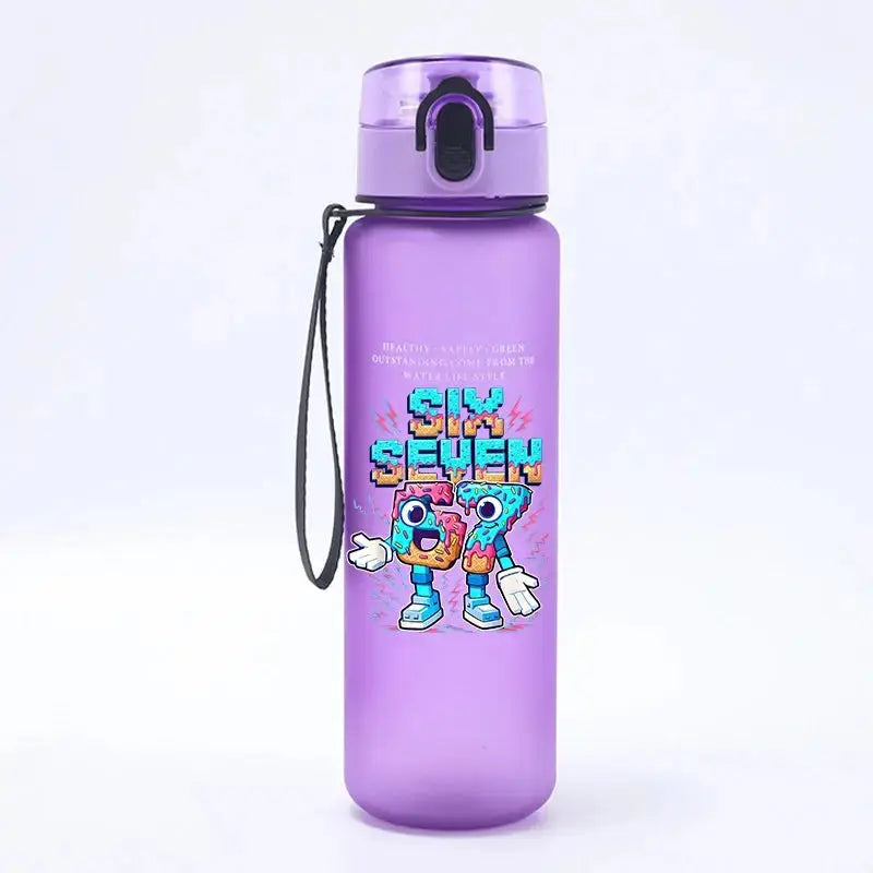 Gourde d'Eau Six Seven Violet et bleu