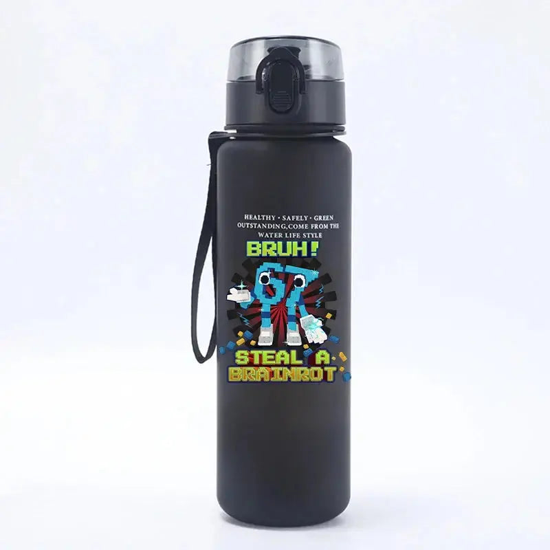 Gourde d'Eau Six Seven – gourde enfant avec motif dessin animé coloré
