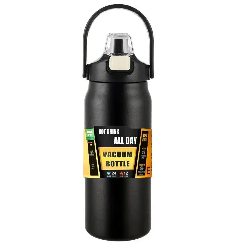 Gourde d'Eau Transportable 1,5 L avec bouton d'ouverture rapide pour accéder facilement à sa boisson pendant les journées actives.