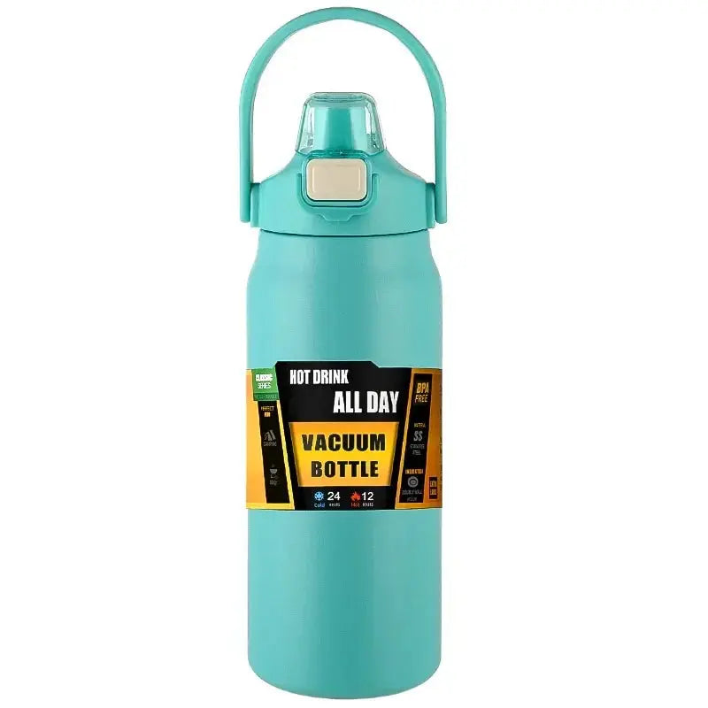 Gourde d'Eau Transportable 1,5 L grande capacité 1500 ml pour rester hydraté toute la journée avec moins de remplissages.