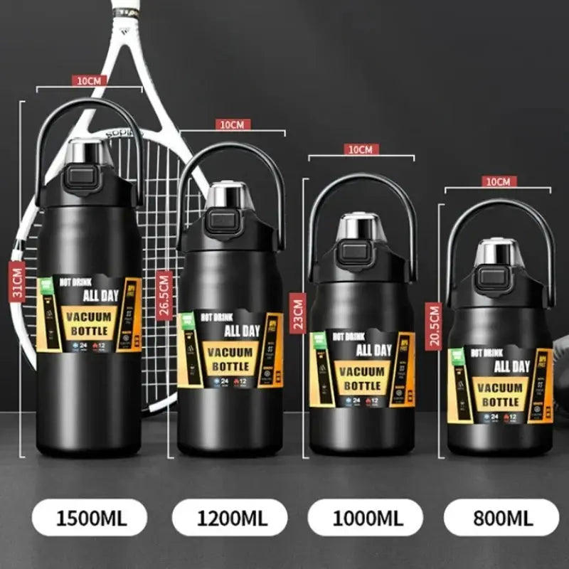Gourde d'Eau Transportable 1,5 L, disponible  en plusieurs capacité 
