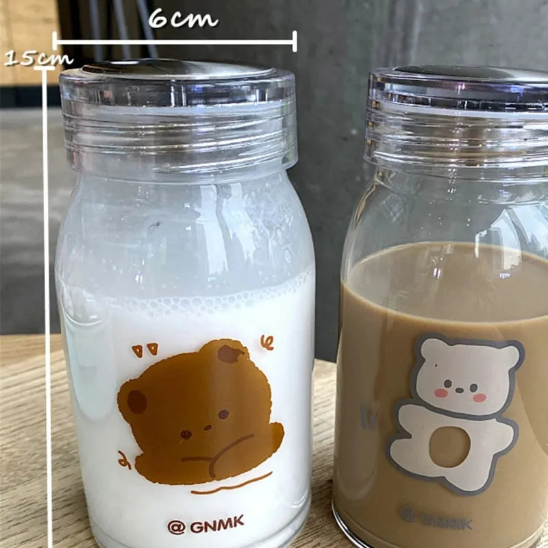 Gourde d'eau en verre portable 500ml pour bureau | La Gourde