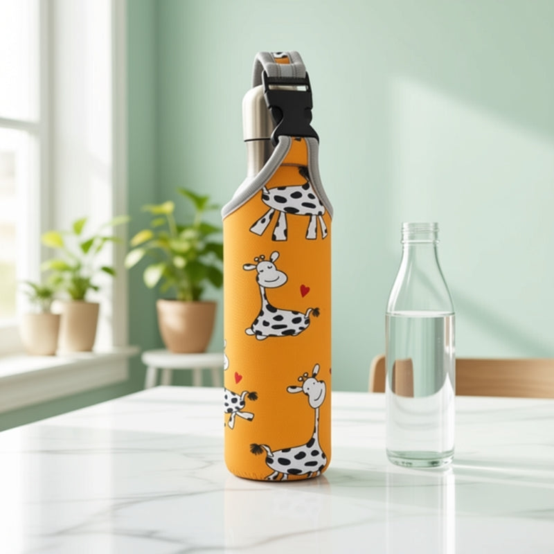Housse Pour Gourde Orange (Animaux)