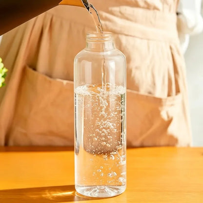 Lot de 2 Gourdes Verre Bambou 750ml – Bouteilles Réutilisables Premium, Gourde en verre pour thé infusion et eau | La Gourde