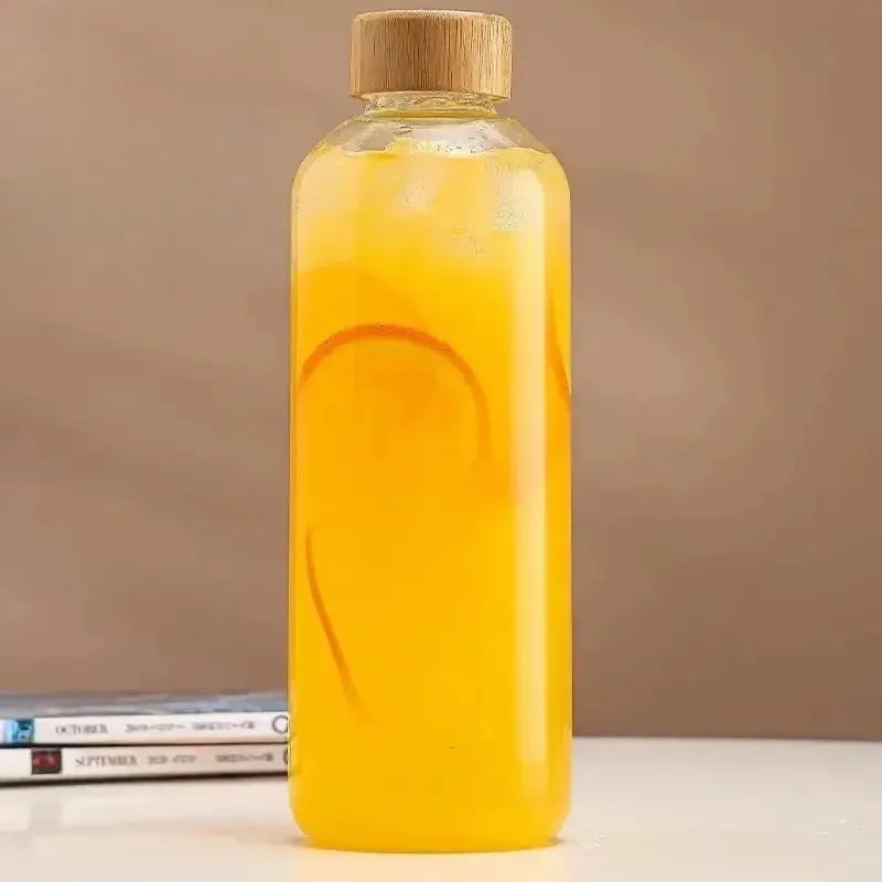gourde verre résistante à la chaleur pour thé et infusion | La Gourde