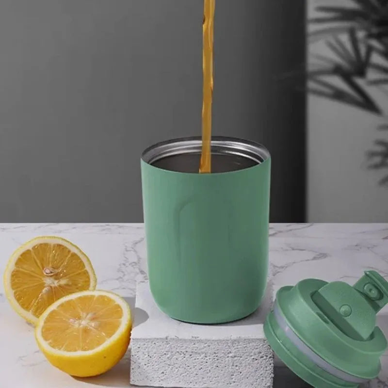 Mug isotherme café en acier inoxydable pour voiture, bureau et randonnée | La Gourde ®